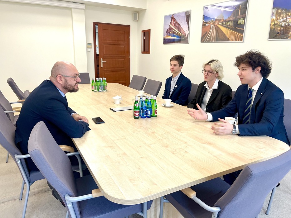 Spotkanie z prezesami MPK Wrocław